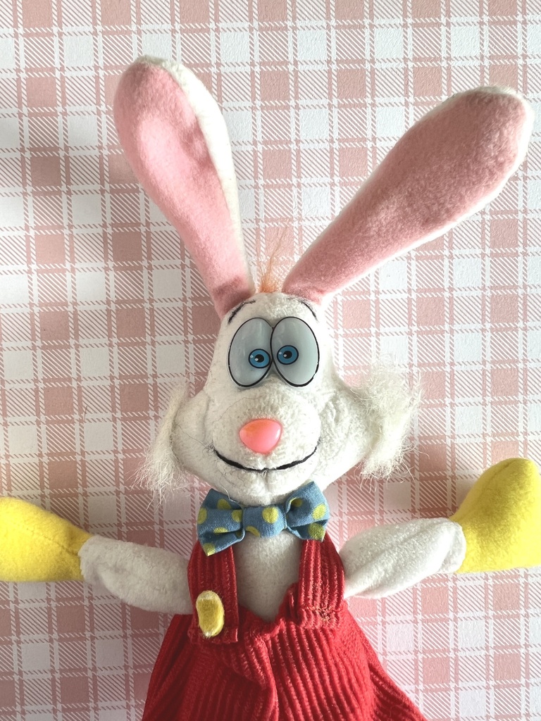 Peluche Roger Rabbit Disney Amblin 1987 Ma petite chine vintage